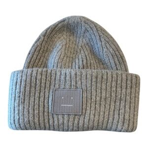 Acne Studios Wool Face Logo Beanie